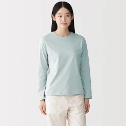 Hauts Et T‐Shirts^Muji T‐shirt manches longues en coton mélangé pour femme