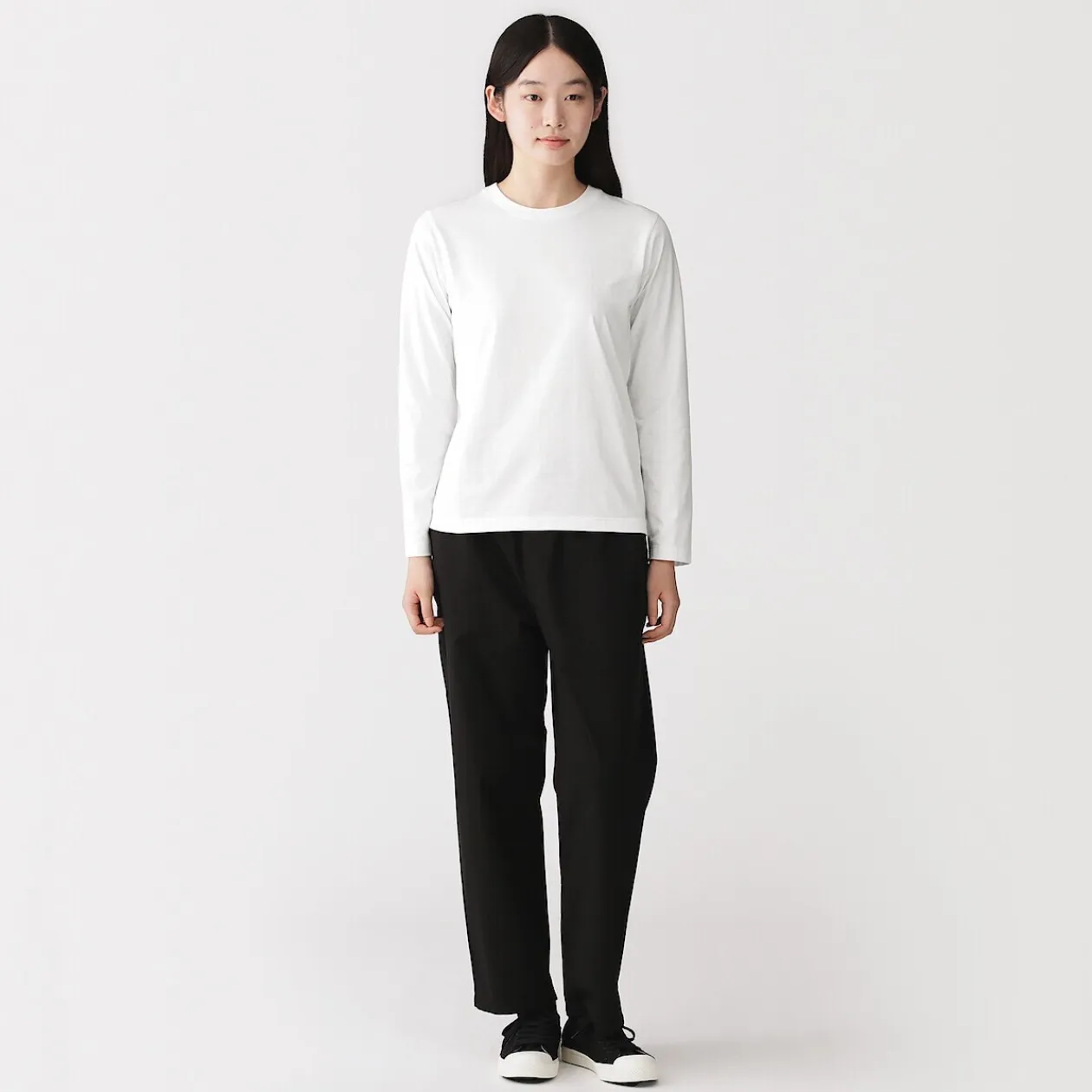 Hauts Et T‐Shirts^Muji T‐shirt manches longues en coton mélangé pour femme