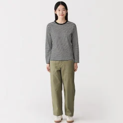 Hauts Et T‐Shirts^Muji T‐shirt manches longues en coton mélangé pour femme