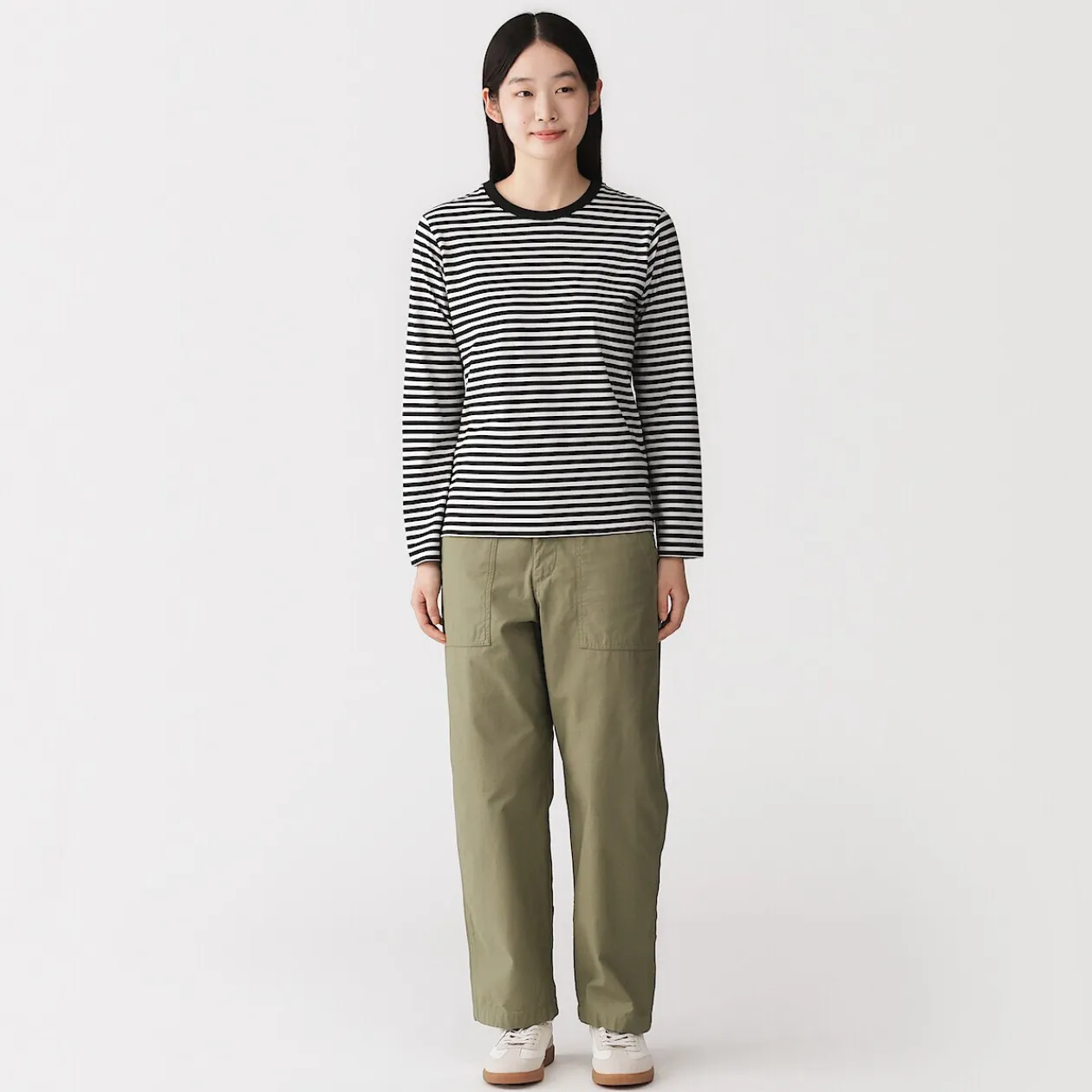 Hauts Et T‐Shirts^Muji T‐shirt manches longues en coton mélangé pour femme
