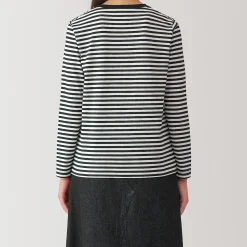 Hauts Et T‐Shirts^Muji T‐shirt manches longues en coton mélangé pour femme