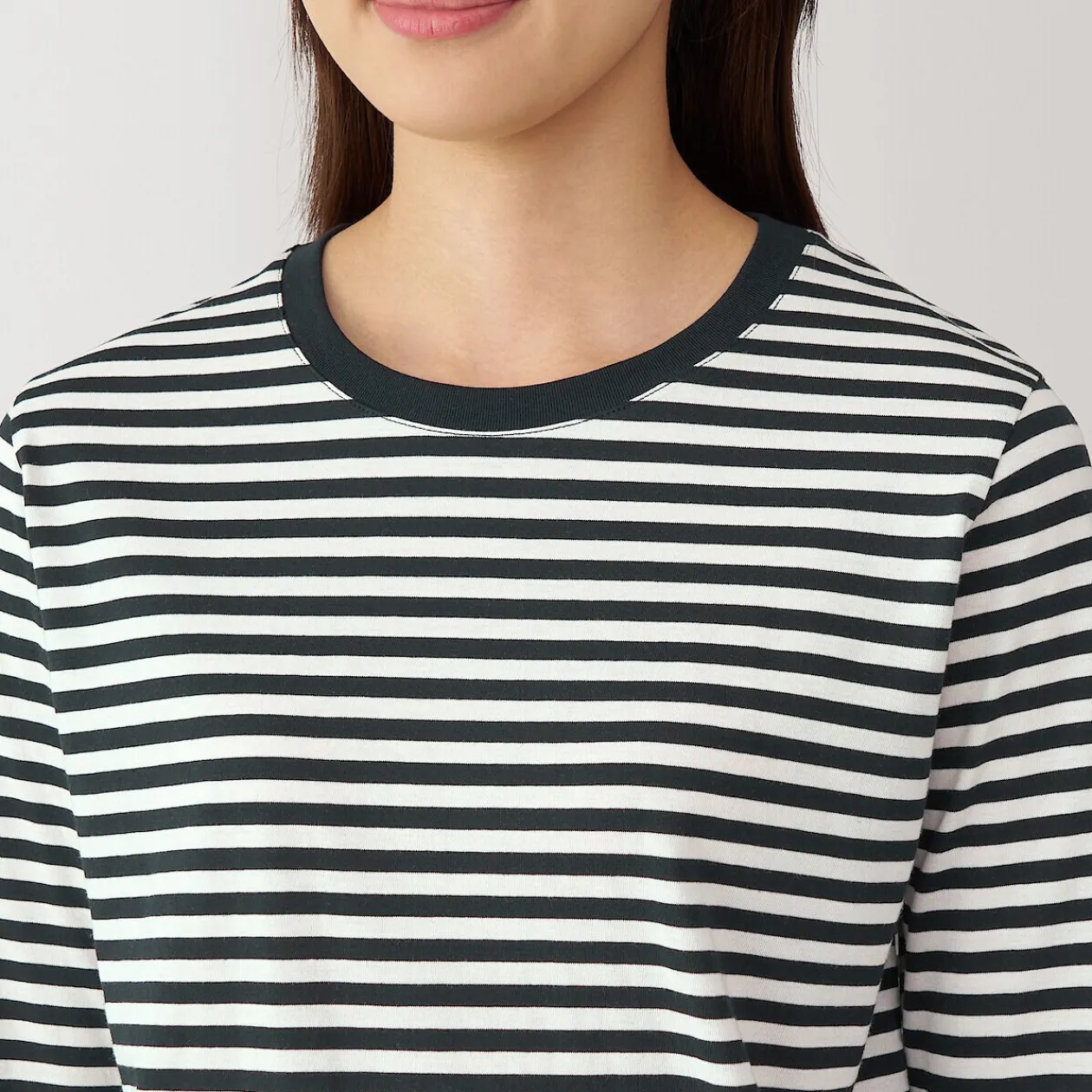 Hauts Et T‐Shirts^Muji T‐shirt manches longues en coton mélangé pour femme