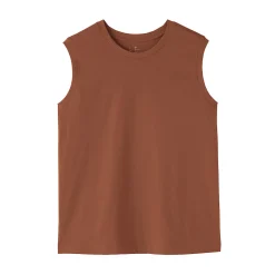 Hauts Et T‐Shirts^Muji T-shirt sans manches en jersey pour femme