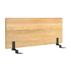 Lits^Muji Tête de lit plateforme double en chêne