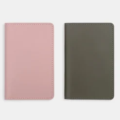 Accessoires De Voyage|Pochettes De Voyage^Muji Étui de passeport en cuir recyclé - Kaki
