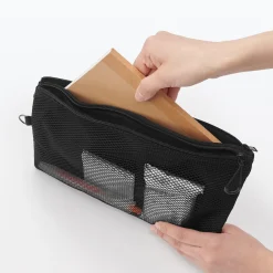 Packing Cubes Et Accessoires De Voyage|Pochettes De Voyage^Muji Étui en polyester à double fermeture éclair L