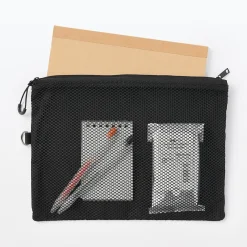 Packing Cubes Et Accessoires De Voyage|Pochettes De Voyage^Muji Étui en polyester à double fermeture éclair L