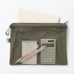 Packing Cubes Et Accessoires De Voyage|Pochettes De Voyage^Muji Étui en polyester à double fermeture éclair L