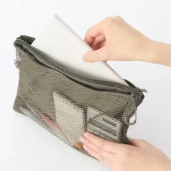 Packing Cubes Et Accessoires De Voyage|Pochettes De Voyage^Muji Étui en polyester à double fermeture éclair L