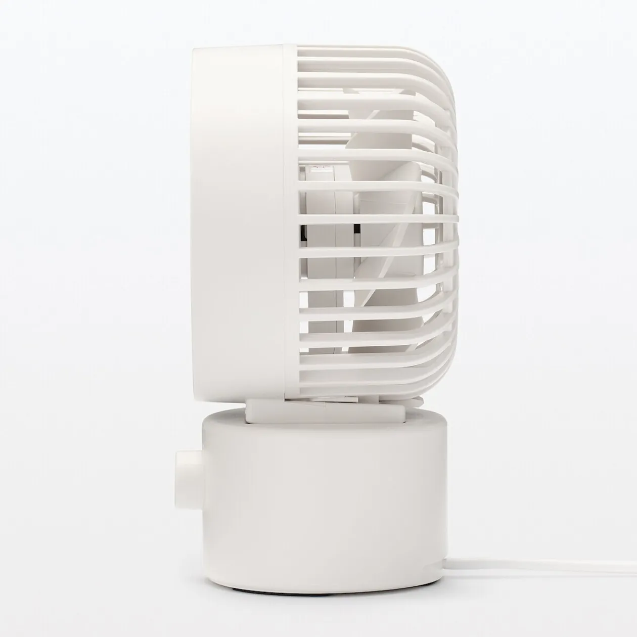 Ventilateurs^Muji Ventilateur de bureau oscillant port USB Blanc