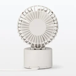 Ventilateurs^Muji Ventilateur de bureau oscillant port USB Blanc
