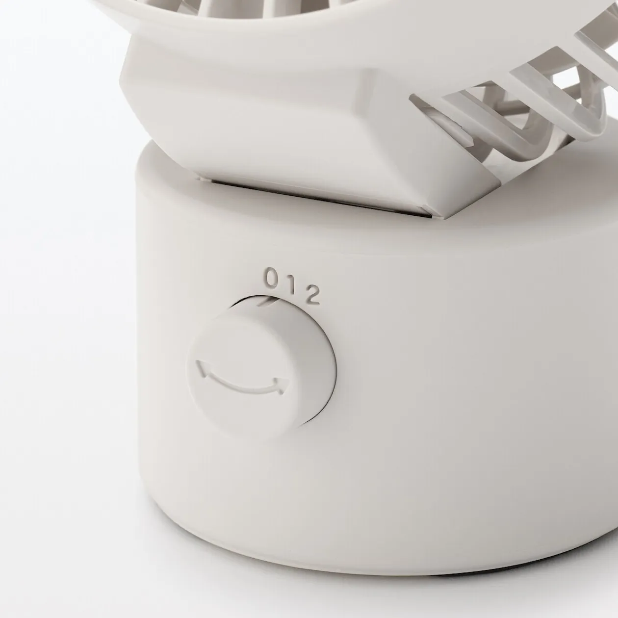 Ventilateurs^Muji Ventilateur de bureau oscillant port USB Blanc