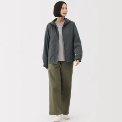 Vestes Et Manteaux^Muji Veste à capuche déperlante et compacte en nylon pour femme