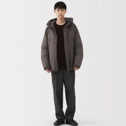 Vestes Et Manteaux^Muji Veste à capuche en duvet pour homme
