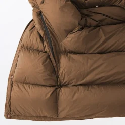 Vestes Et Manteaux^Muji Veste à capuche en duvet pour homme – Marron Moka