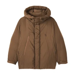 Vestes Et Manteaux^Muji Veste à capuche en duvet pour homme – Marron Moka