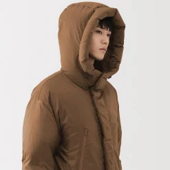 Vestes Et Manteaux^Muji Veste à capuche en duvet pour homme – Marron Moka