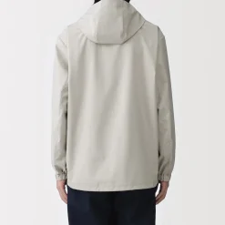 Vestes Et Manteaux^Muji Veste à capuche en polyester déperlante pour homme