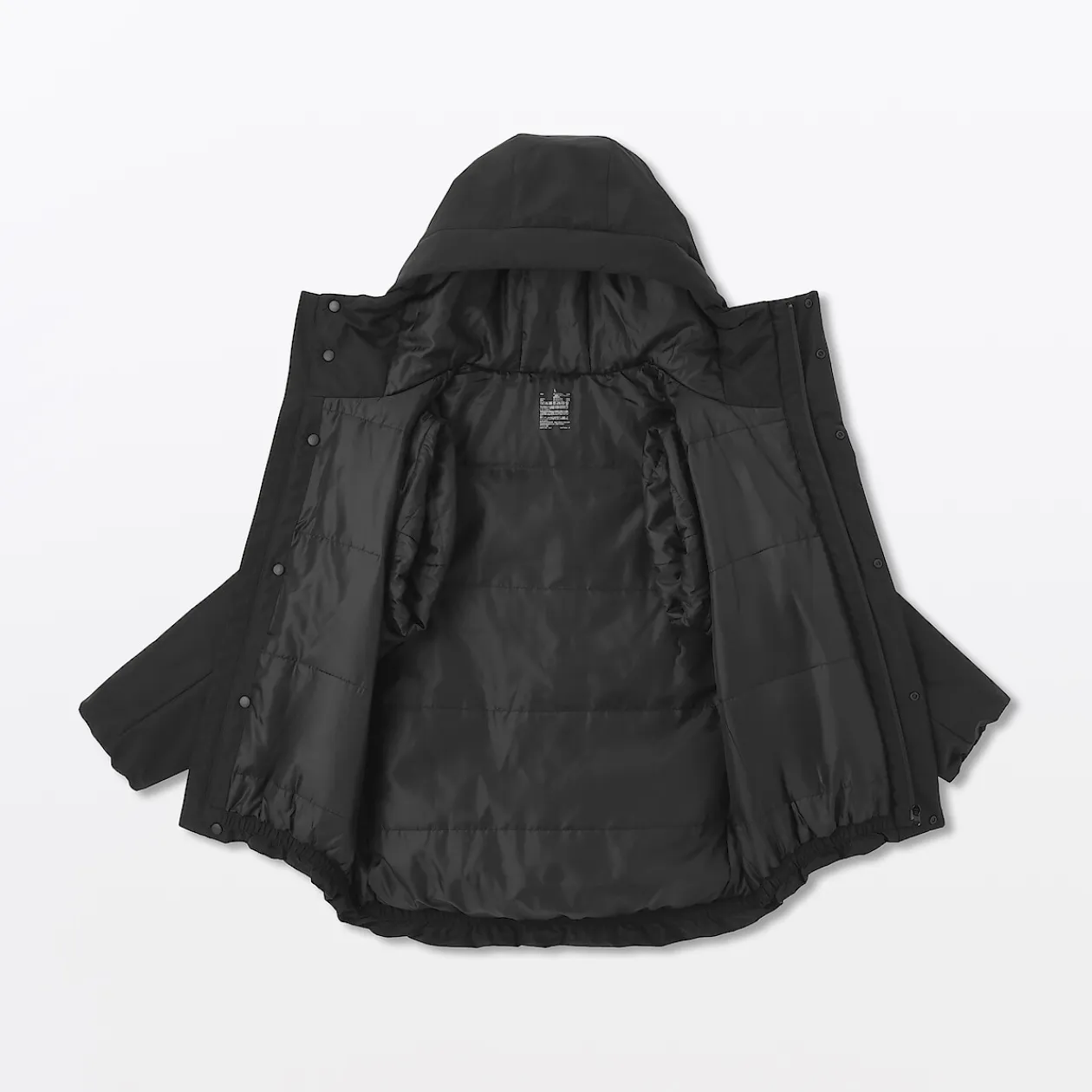 Vestes Et Manteaux^Muji Veste à capuche en polyester pour homme