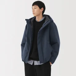 Vestes Et Manteaux^Muji Veste à capuche en polyester pour homme