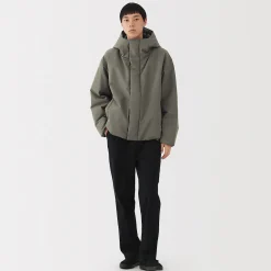 Vestes Et Manteaux^Muji Veste à capuche en polyester pour homme