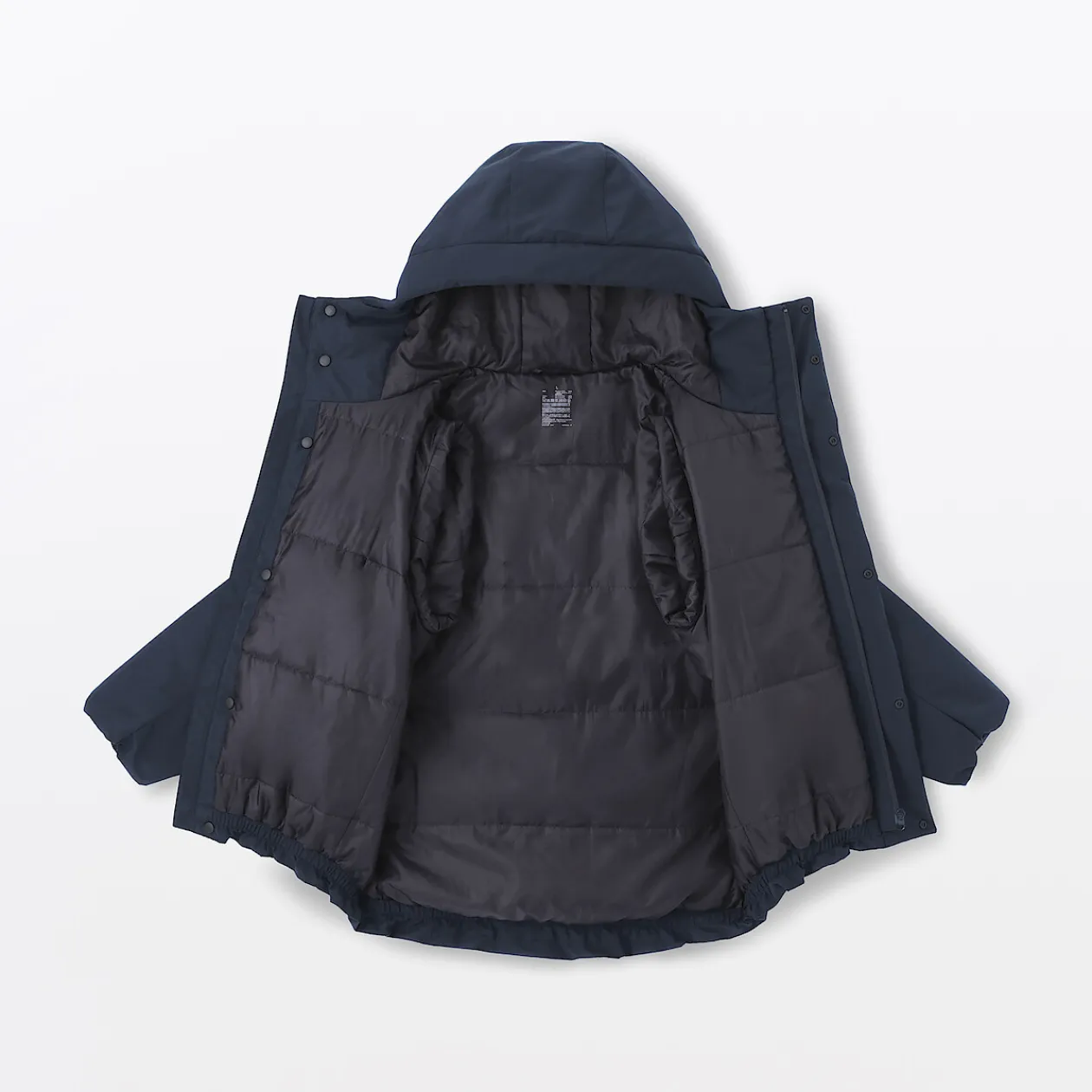 Vestes Et Manteaux^Muji Veste à capuche en polyester pour homme