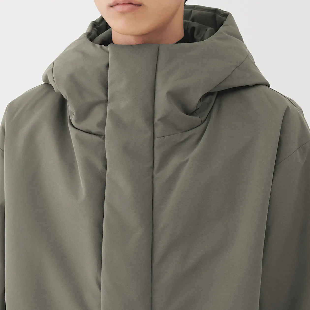 Vestes Et Manteaux^Muji Veste à capuche en polyester pour homme