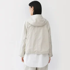 Vestes Et Manteaux^Muji Veste à capuche en toile de coton léger pour femme