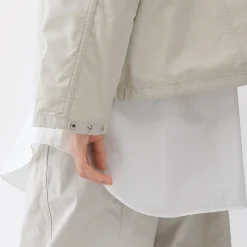 Vestes Et Manteaux^Muji Veste à capuche en toile de coton léger pour femme