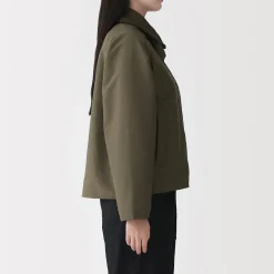 Vestes Et Manteaux^Muji Veste à col montant en velours côtelé déperlant pour femme