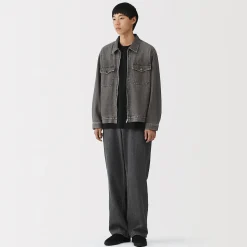 Vestes Et Manteaux^Muji Veste à poches denim en kapok mélangé pour homme