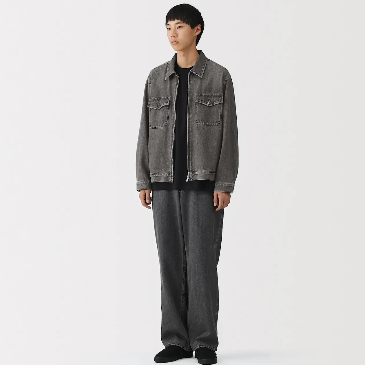 Vestes Et Manteaux^Muji Veste à poches denim en kapok mélangé pour homme