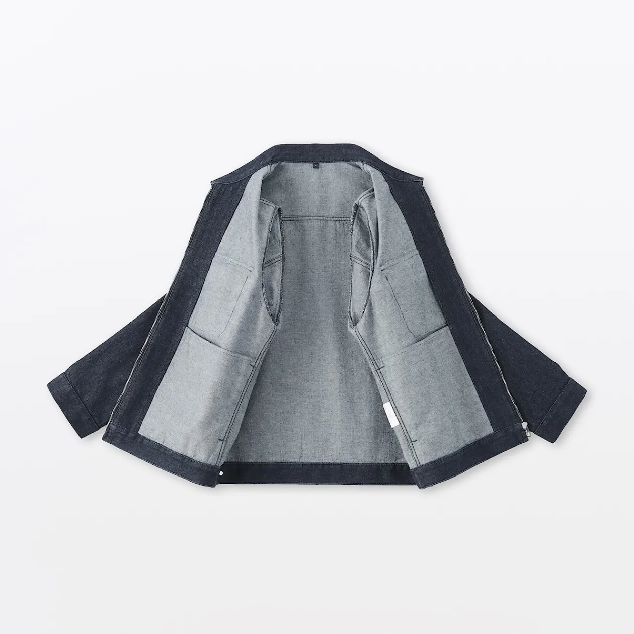 Vestes Et Manteaux^Muji Veste à poches denim en kapok mélangé pour homme