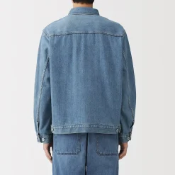 Vestes Et Manteaux^Muji Veste à poches denim en kapok mélangé pour homme