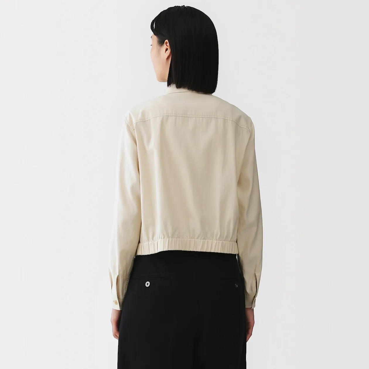 Vestes Et Manteaux^Muji Veste courte en mélange de rayonne pour femme