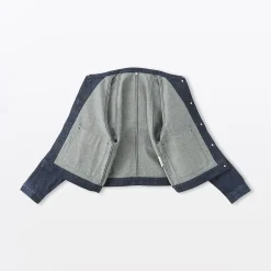 Vestes Et Manteaux^Muji Veste de travail denim en kapok mélangé pour femme