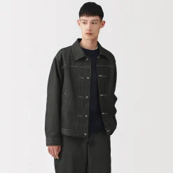 Vestes Et Manteaux^Muji Veste en denim polyester recyclé pour homme