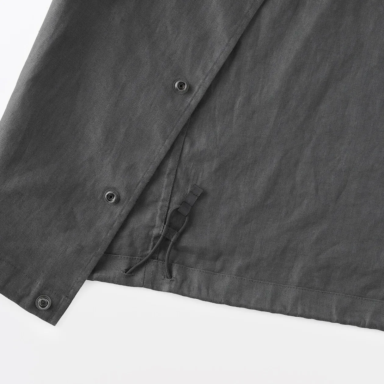 Vestes Et Manteaux^Muji Veste en lin avec cordon de serrage pour homme