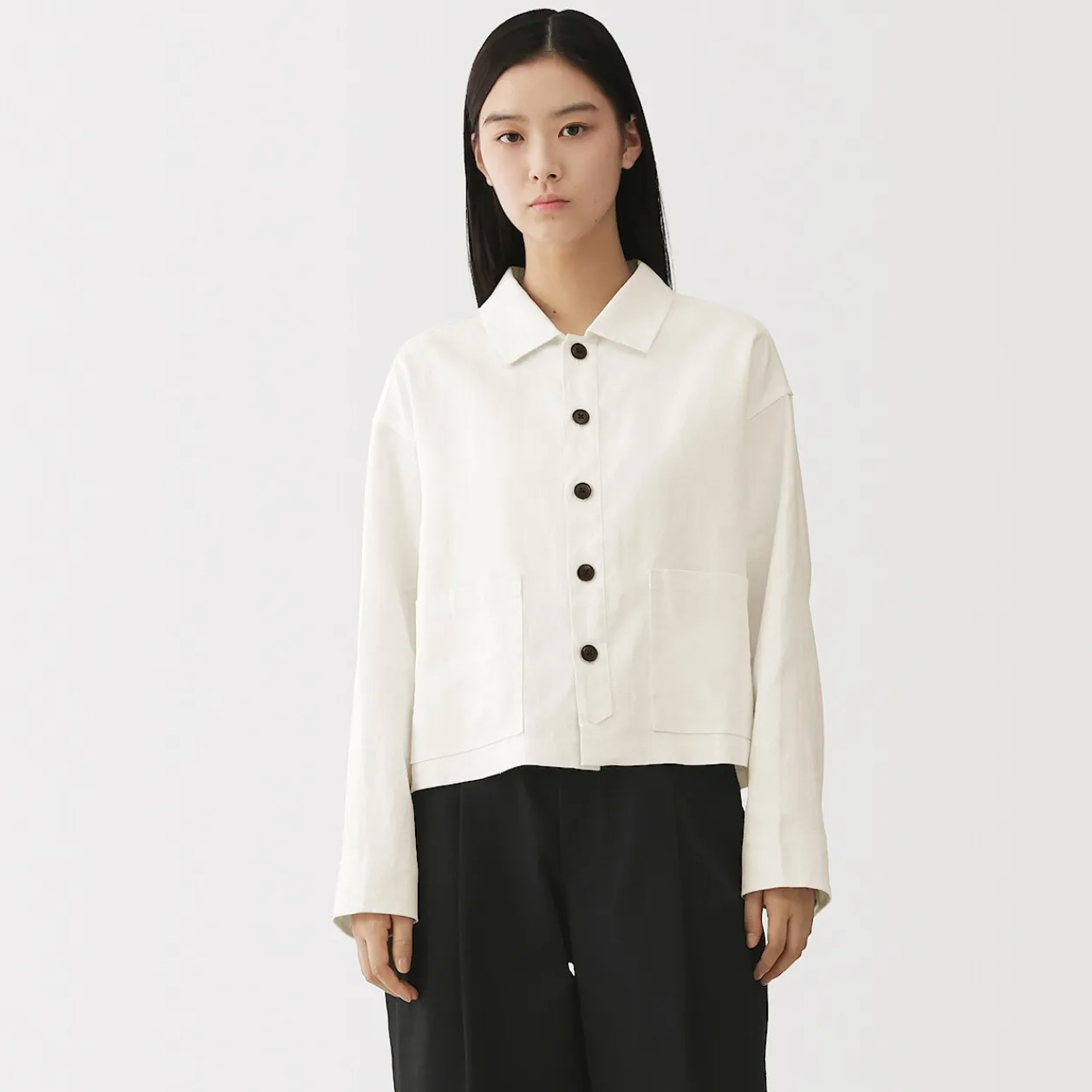 Vestes Et Manteaux^Muji Veste en lin pour femme
