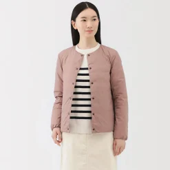 Vestes Et Manteaux^Muji Veste légère pliable en nylon recyclé sans col pour femme