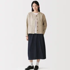 Vestes Et Manteaux^Muji Veste matelassée en gaze double de kapok mélangé pour femme