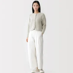 Pulls Et Cardigans^Muji Veste tricotée bouclée en mélange de coton pour femme